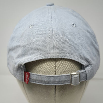 Levi's Baseball Cap Blue One Size Floral Daisy Cotton Slideback Adjustable Hat