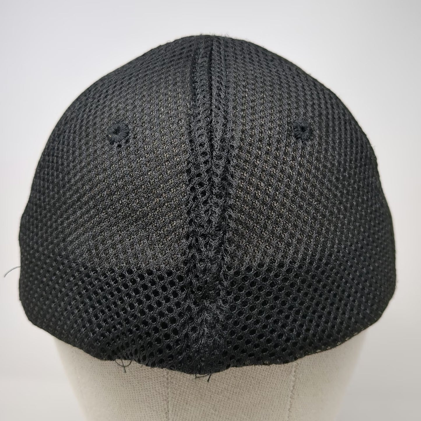 Highland Tactical Baseball Cap Gray Black One Size USA Flag Patch Mesh Back