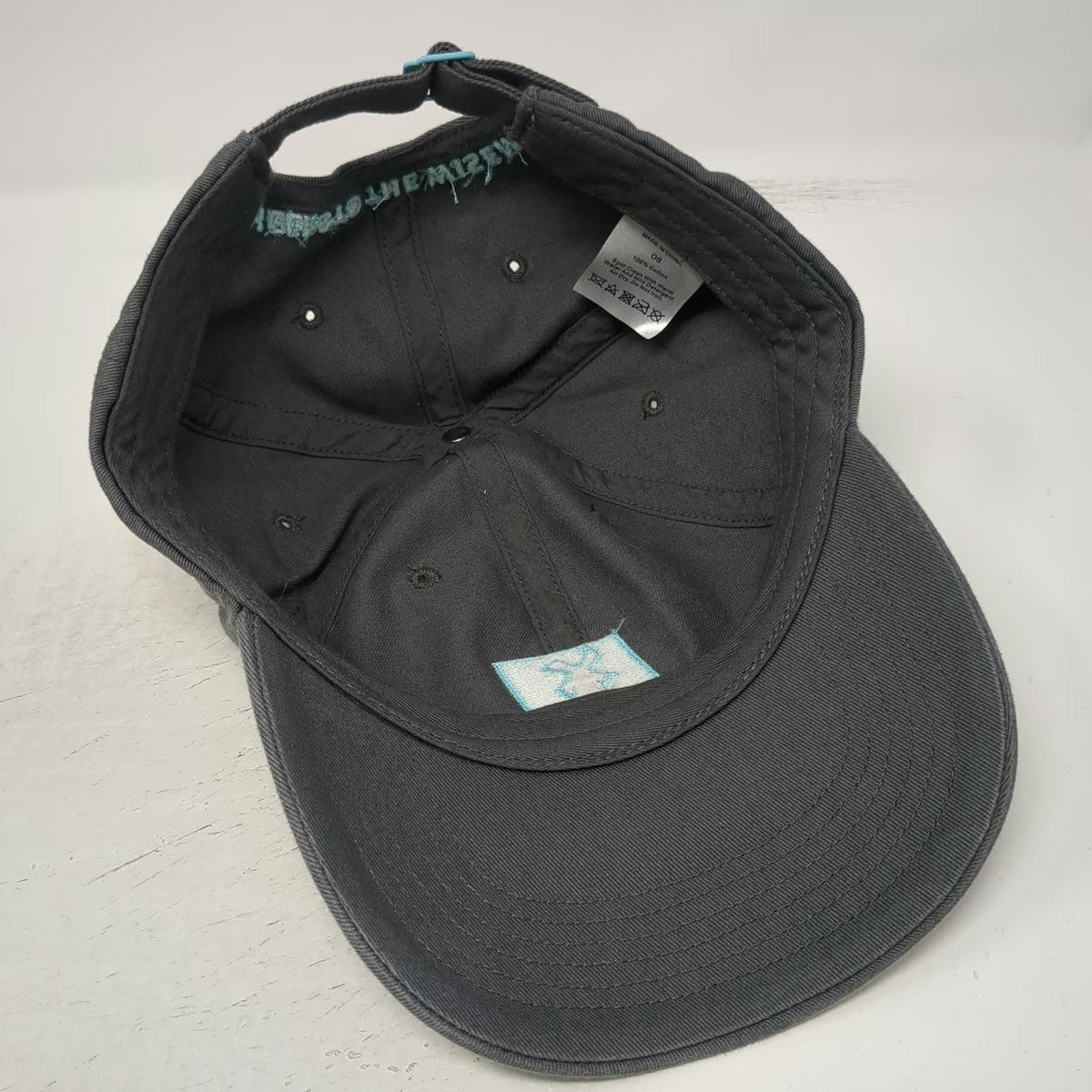 Baseball Cap Gray One Size Cheers to the Wiseman Windmill Logo Cotton Strap Hat