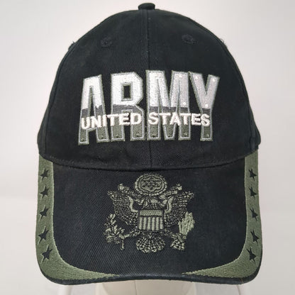 Eagle Crest US Army United States Black Baseball Cap One Size Great Seal Hat