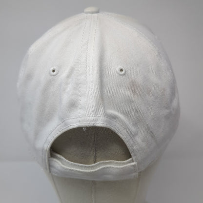 Izod Strapback Baseball Cap White One Size Adjustable Embroidered 6 Panel Otto