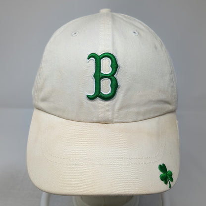Boston Red Sox MLB Twins Enterprise Baseball Cap Beige One Size Hat Shamrock