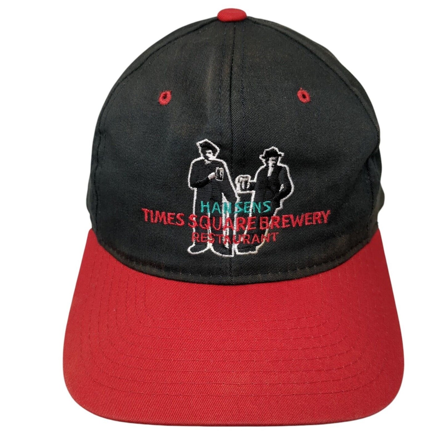 Hansens Time Square Brewery Restaurant Snapback Hat Multi OS Adjustable Yupoong