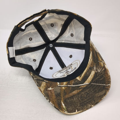 RealTree Chalmers Kubeck 1950 Baseball Cap Brown One Size Camo Strapback Hat