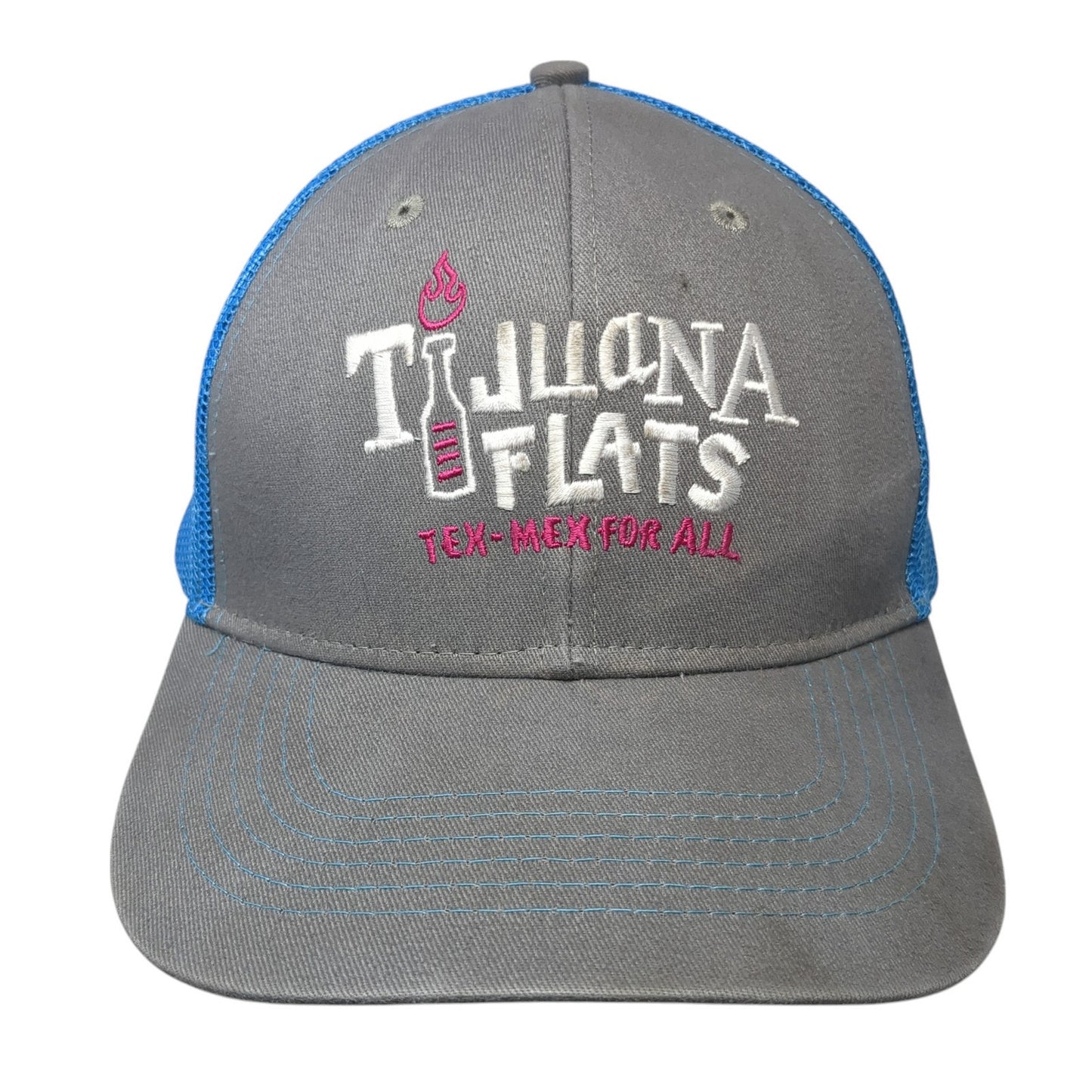 Tijuana Flats Tex-Mex For All Snapback Trucker Hat Multicolor OS Mesh Back Hit
