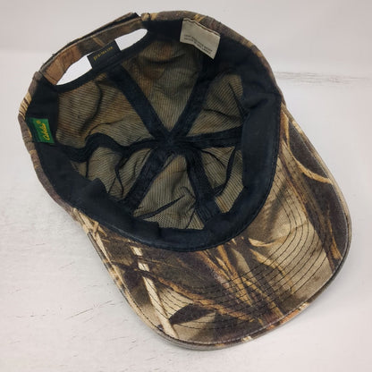 Cabela's Baseball Cap Brown One Size Camo Gore-Tex Strapback Hunting Outdoor Hat