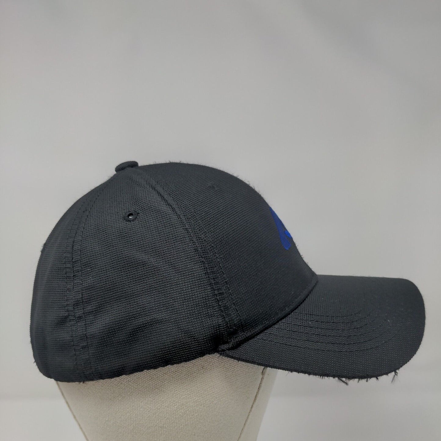 Image Solutions Strapback Hat Black One Size Adjustable Embroidered