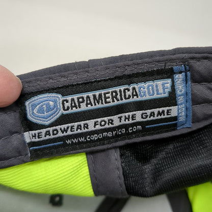CapAmerica Baseball Cap Gray One Size Perforated Performance Golf AFC Logo Hat
