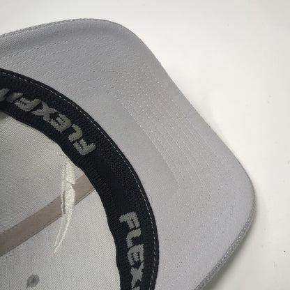 TravisMathew Baseball Cap Gray One Size Feather Fourteen Flexfit Athletic Hat