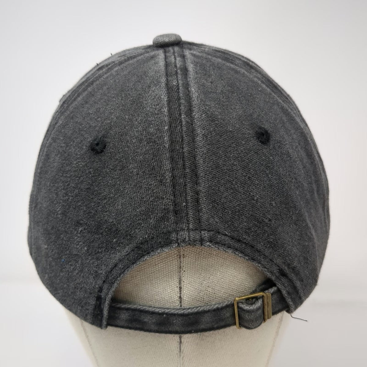 Dolphin Club 5 Panel Gray One Size Hat Croatia Patch Frayed Slideback Cotton