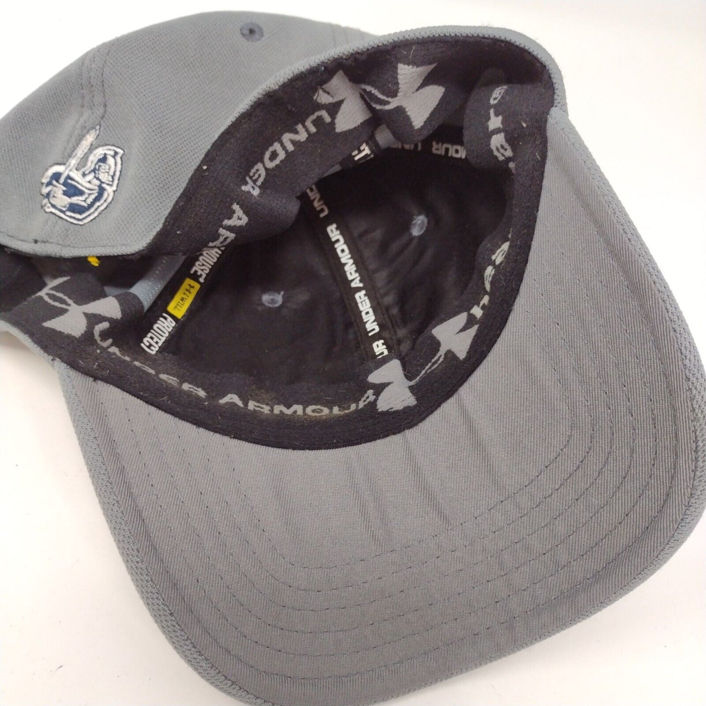 Sterling Warriors Fitted Hat Gray L/XL Embroidered Under Armour