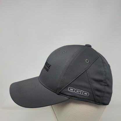 Sunrise Public Adjusters Fitted Hat Gray S/M Embroidered Ogio Endurance