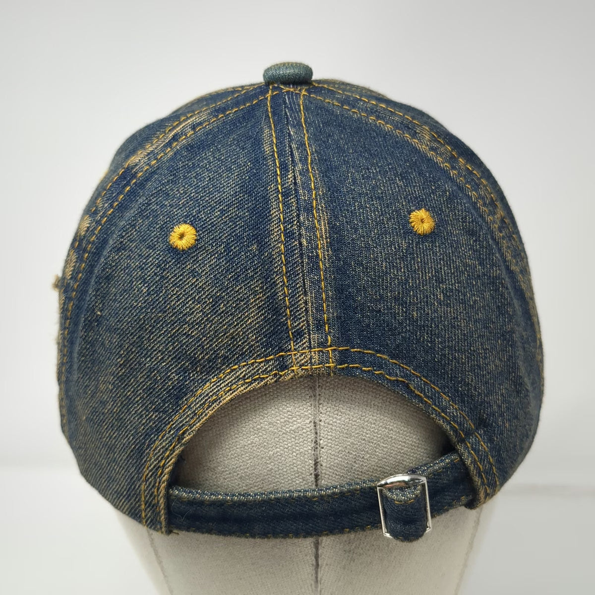 5 Panel Blue One Size Hat 250th Anniversary USA Flag 1776-2026 Denim Slideback