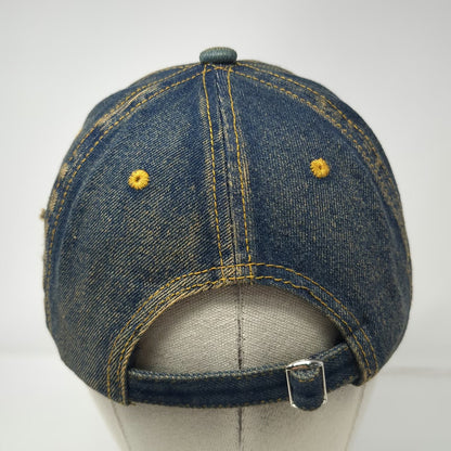 5 Panel Blue One Size Hat 250th Anniversary USA Flag 1776-2026 Denim Slideback