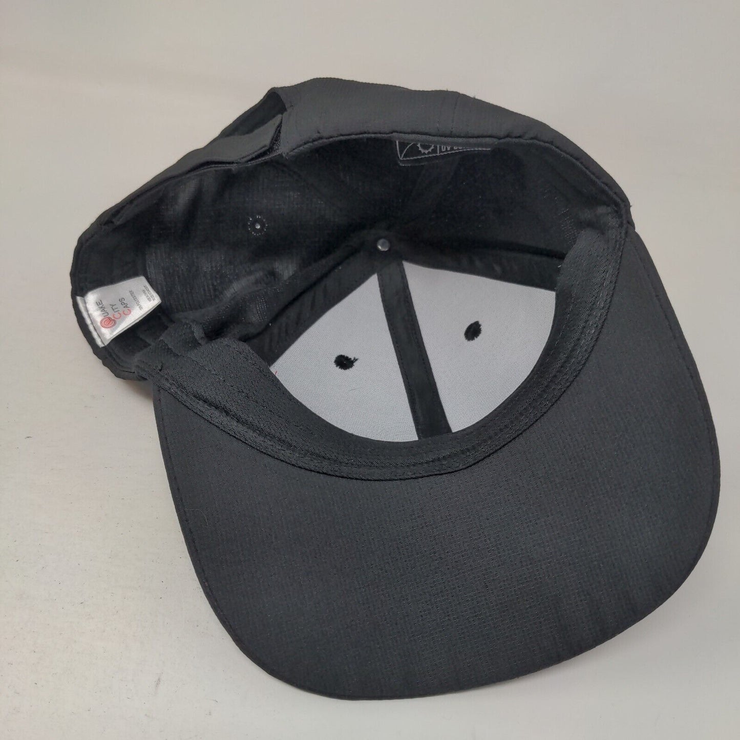 Coca-Cola Strapback Hat Black OSFM Adjustable Embroidered Moisture Wicking UV