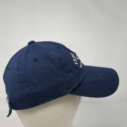 American 1989 New York Slideback Hat Blue One Size Embroidered Shenghe