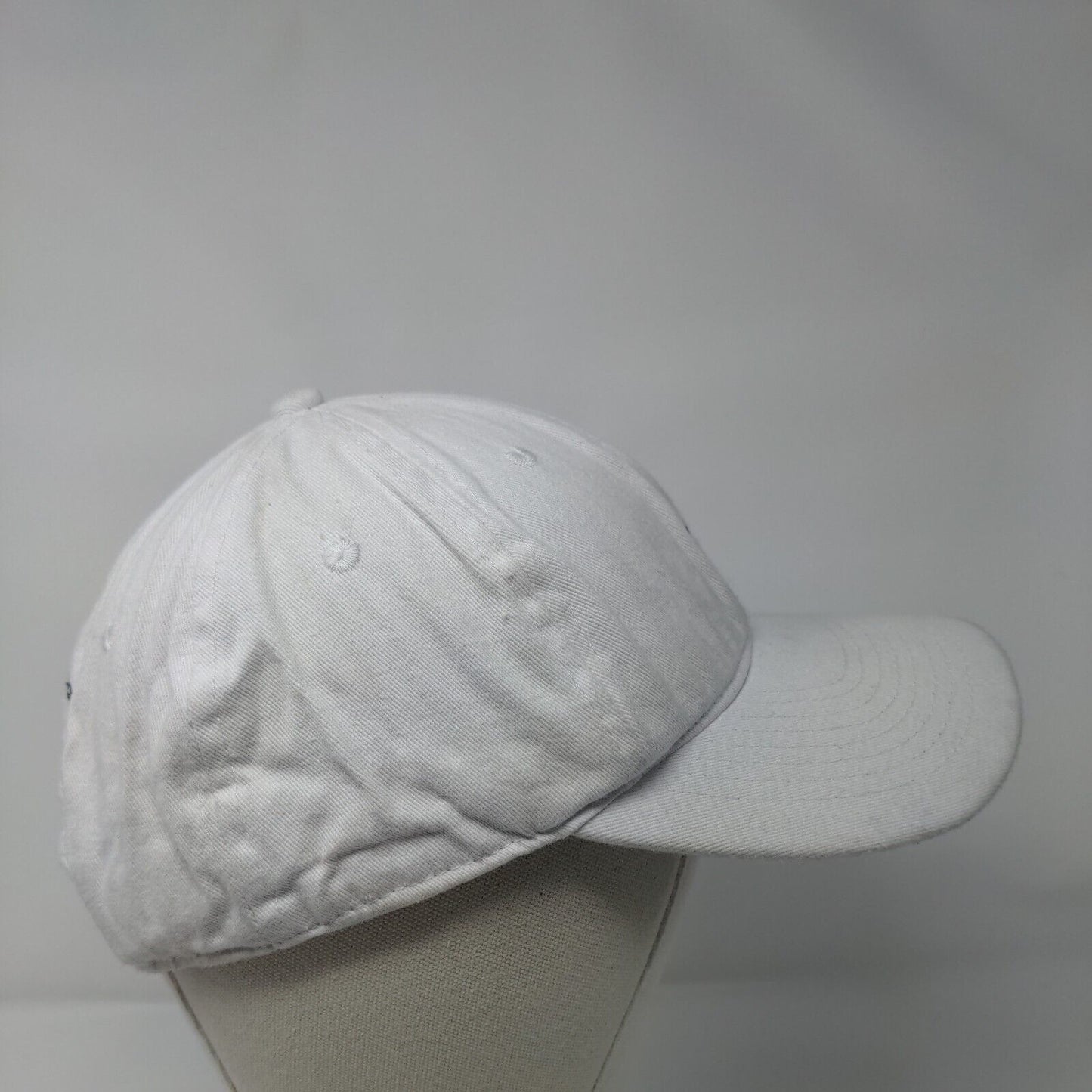 Airplane Travel More Slideback Hat White OSFM Adjustable Embroidered