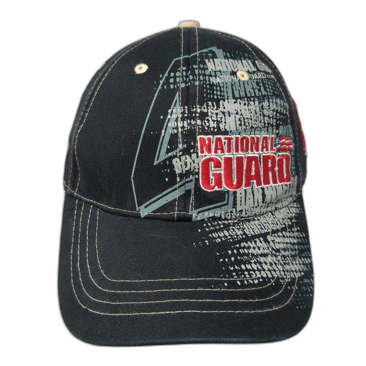 National Guard Racing Baseball Cap Black One Size Dan Wheldon #4 US Flag Hat