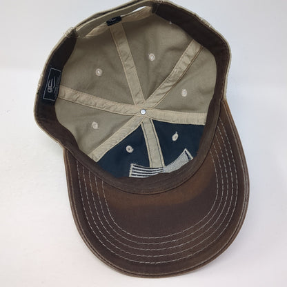 USA Flag Strapback Hat Multicolor One Size Adjustable Outdoor Cap