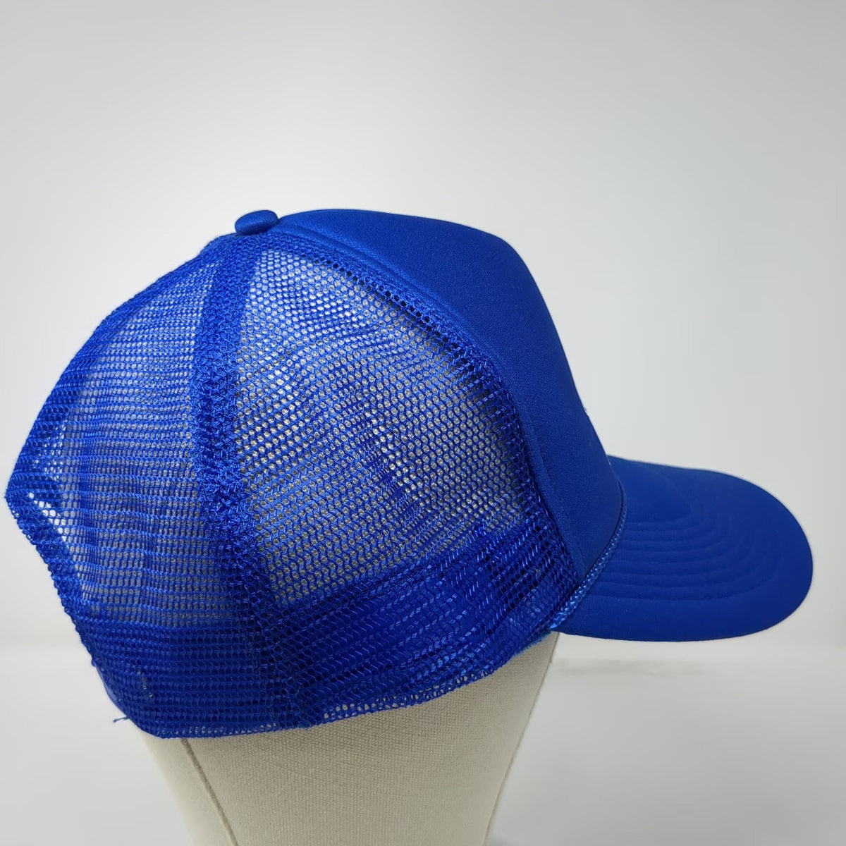 Otto Trucker Hat Blue OSFM Quilici Construction Excavator Mesh Snapback Rope Cap