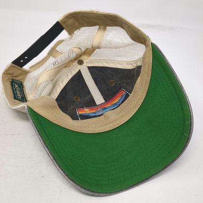 Legacy Trucker Hat Gray One Size Seward AK Alaska Mountain Patch Mesh Snapback