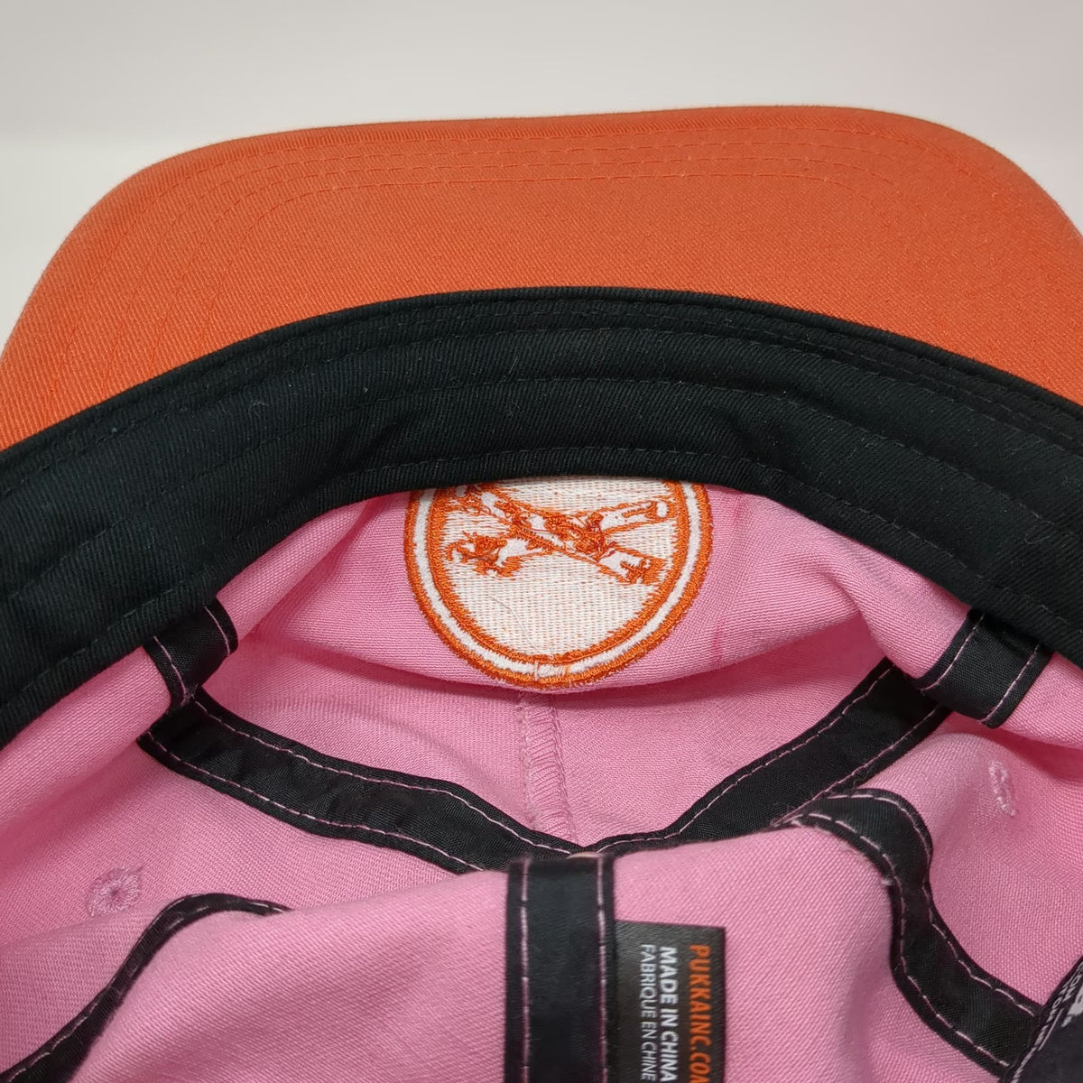 Pukka 5 Panel Pink Hat One Size Treefort Music Festival Leather Strapback Cotton