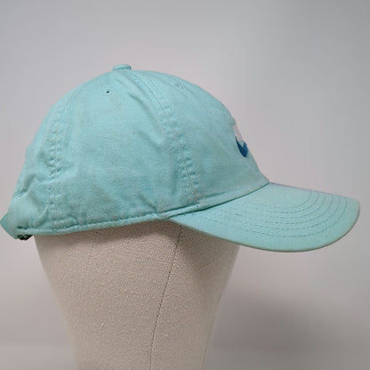 Nike Baseball Cap Blue One Size Adjustable Strap Embroidered Logo Heritage86
