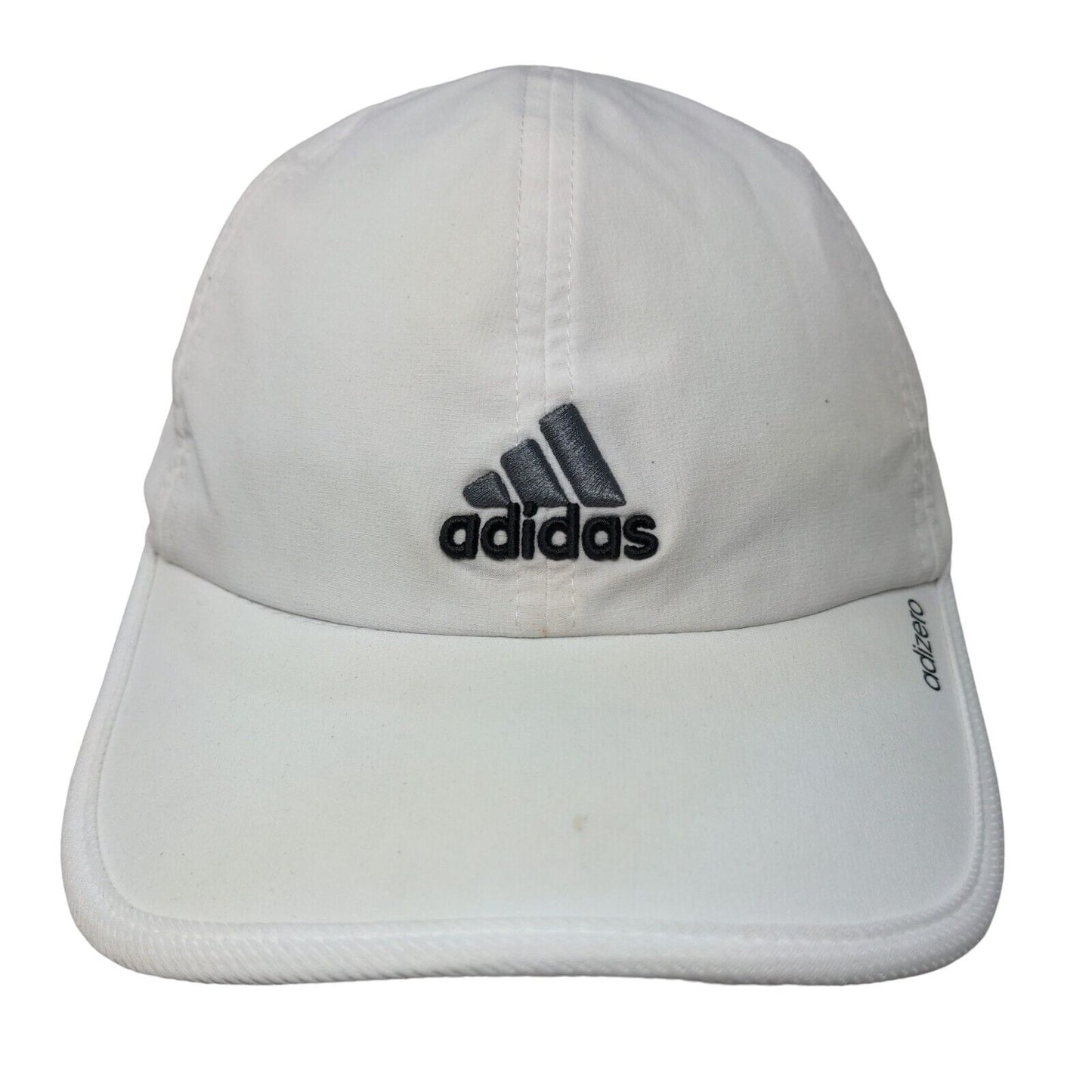 Adidas Adizero Strapback Hat White One Size Embroidered Breathable Climacool