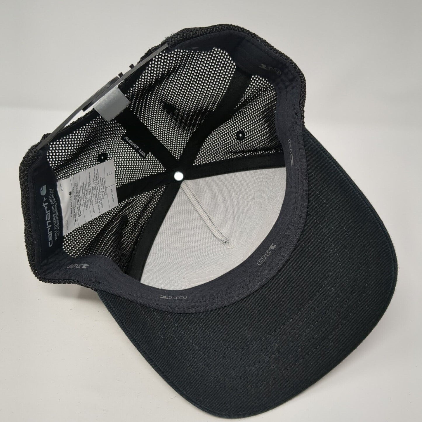 Carhartt Since 1889 Snapback Mesh Back Trucker Hat Black One Size