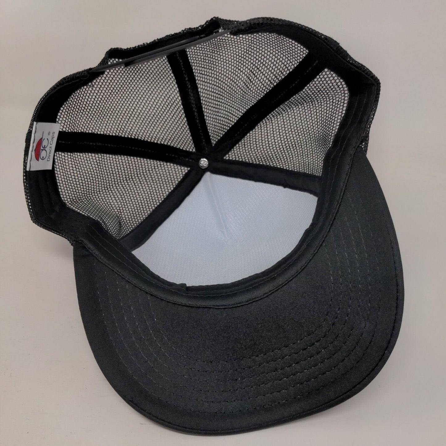 Brave Summit Snapback Mesh Back Trucker Hat Black OSFM Colorblock