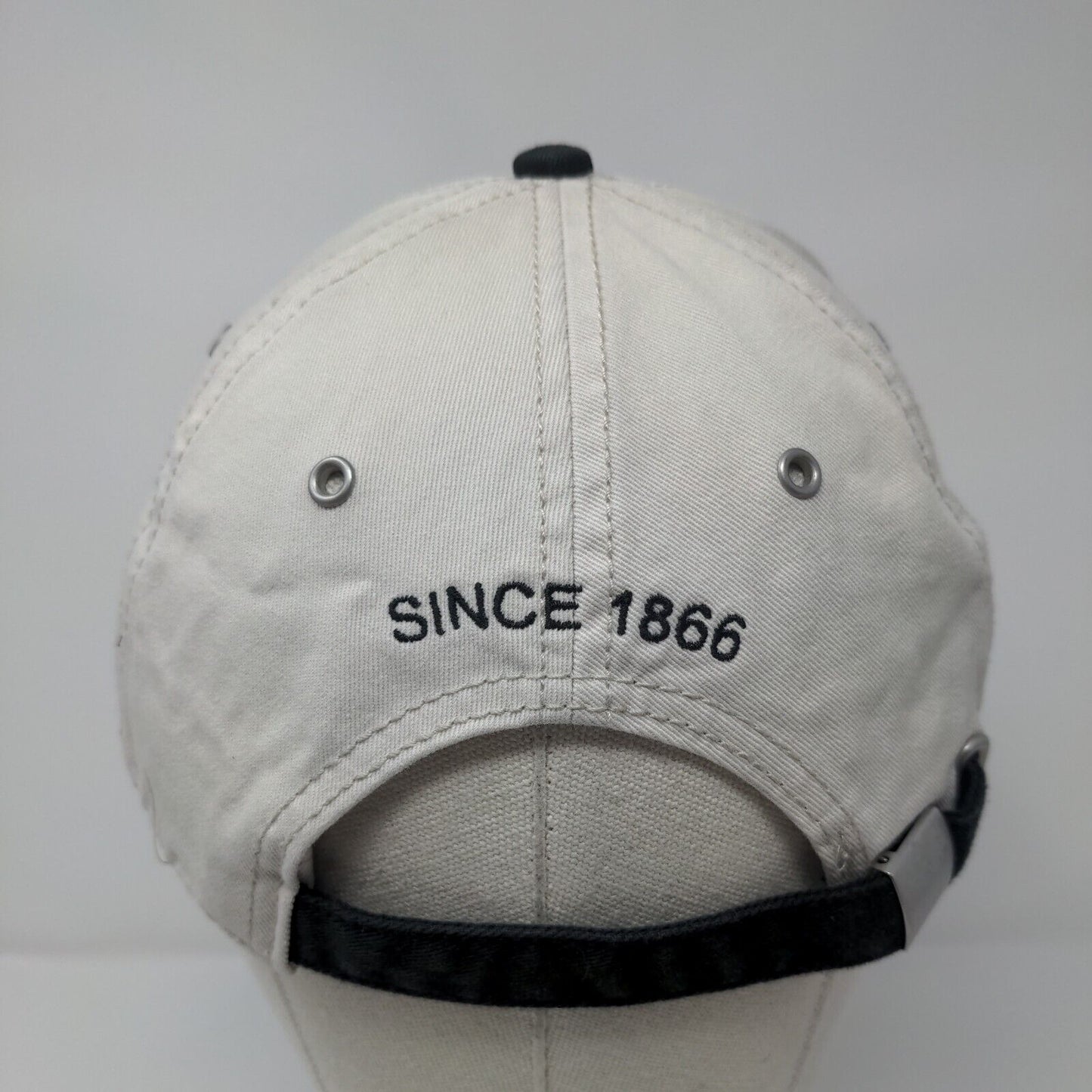 Jack Daniel's Slideback Hat Tan OSFM Adjustable Embroidered 6 Panel