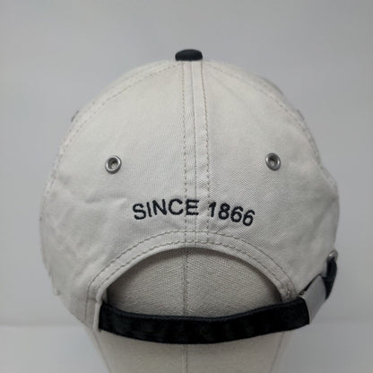 Jack Daniel's Slideback Hat Tan OSFM Adjustable Embroidered 6 Panel