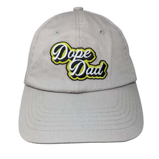 Dope Dad Slideback Hat Gray One Size Embroidered Just Resting My Eyes