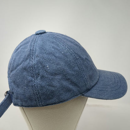Lucky Brand Baseball Cap Blue One Size Woven Texture Slideback Adjustable Hat