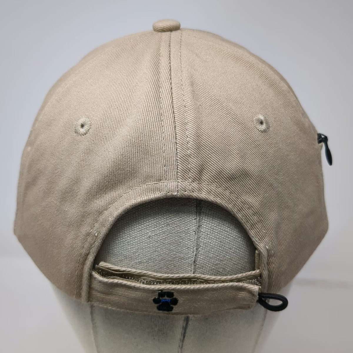 Your Breed Baseball Cap Beige One Size Zippered Side Pocket Papillon Dog Hat
