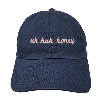 Uh Huh Honey Slideback Hat Blue OSFA Embroidered Newhattan