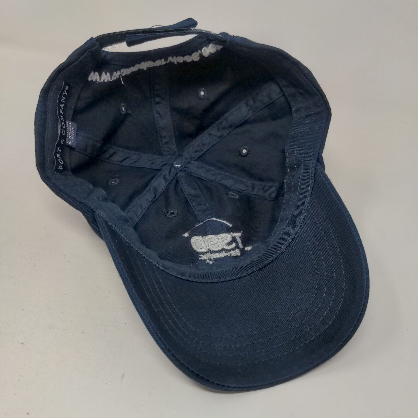 TSSD Services Inc. Strapback Hat Blue OS Adjustable Embroidered Port & Company