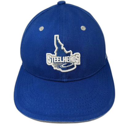 Melonwear Snapback Blue One Size Idaho Steelheads Hockey Credit Union Cotton Hat