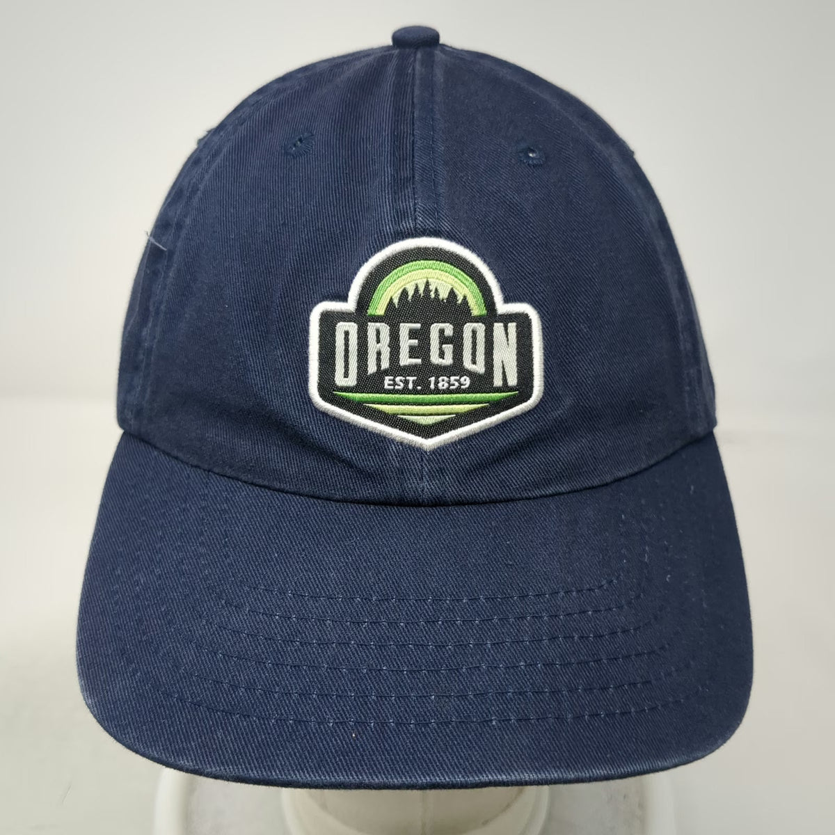 Rascals Baseball Cap Blue One Size Oregon Patch Slideback Strap Adjustable hat