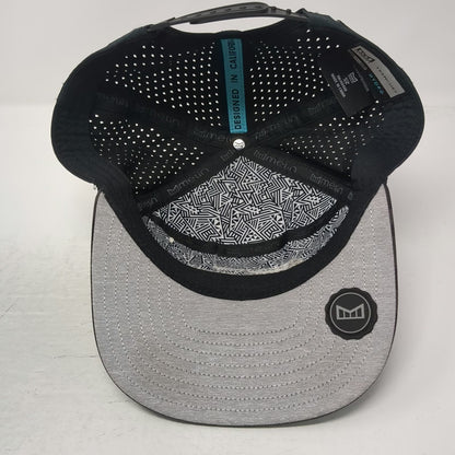 Melin Trucker Hat Black Camo 58cm JM Thomas Forest Products Pine Tree Logo