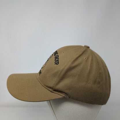 Afloat Training Group Mayport Strapback Hat Brown One Size Embroidered