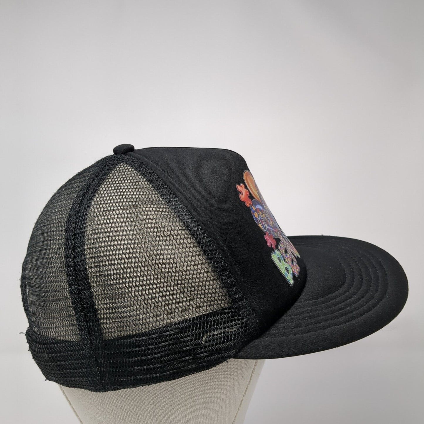 Different is Beautiful Snapback Trucker Hat Black One Size Mesh Back District