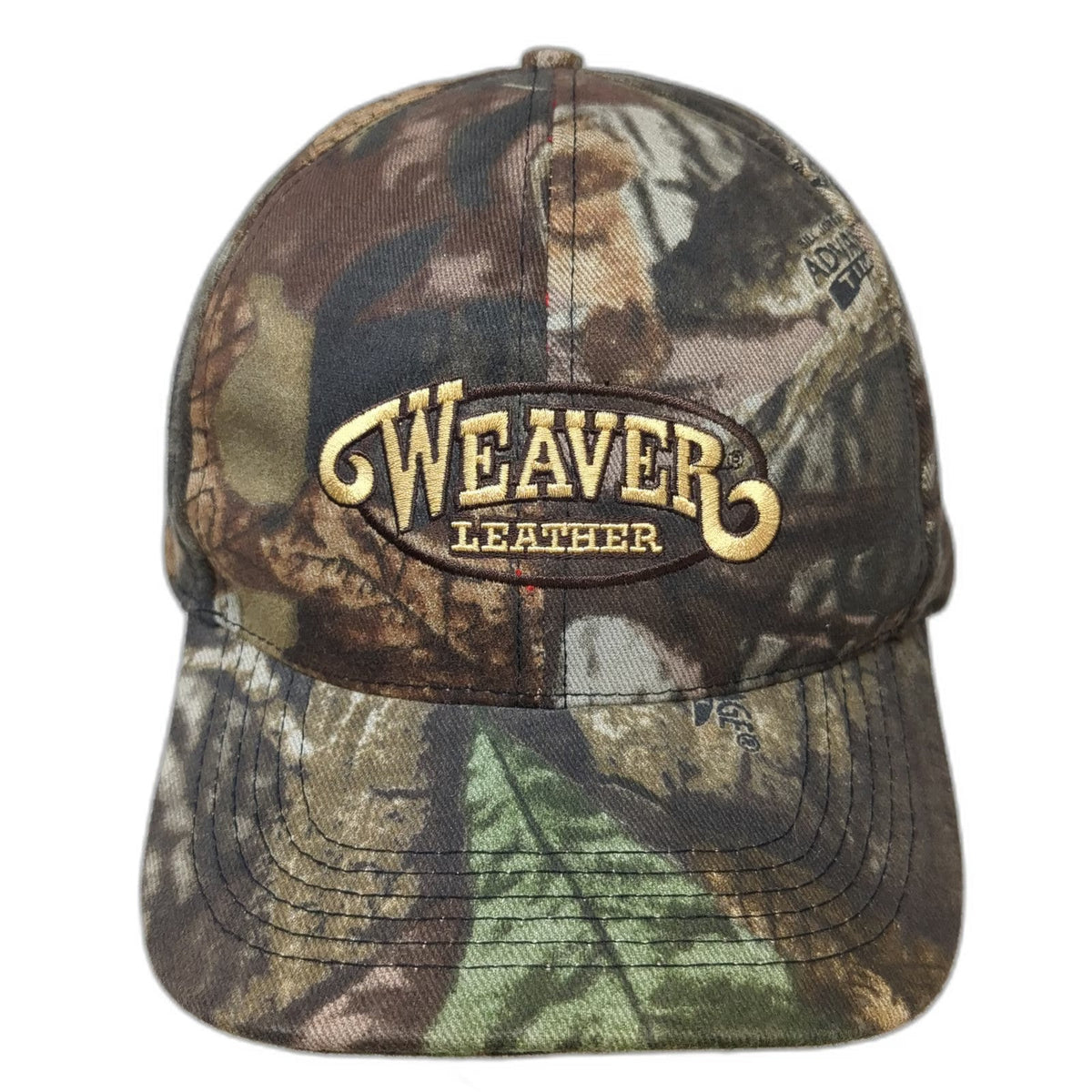 Takgear Snapback Hat Brown Camo Weaver Leather One Size Quilted Lining Cotton