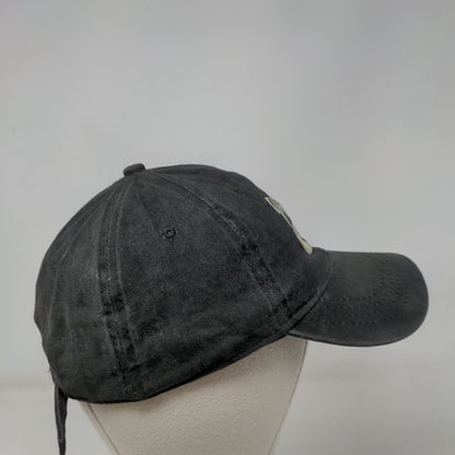Pitbull Dad Slideback Hat Black One Size Adjustable 6 Panel Vent Holes