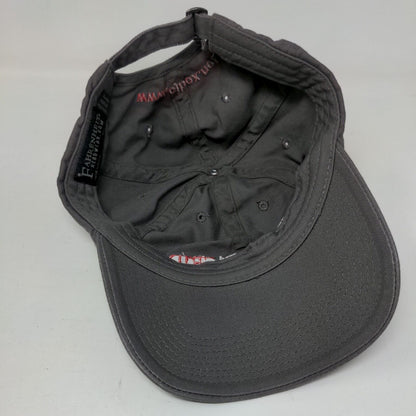 Off The Grid Slideback Hat Gray One Size Embroidered 6 Panel Fahrenheit