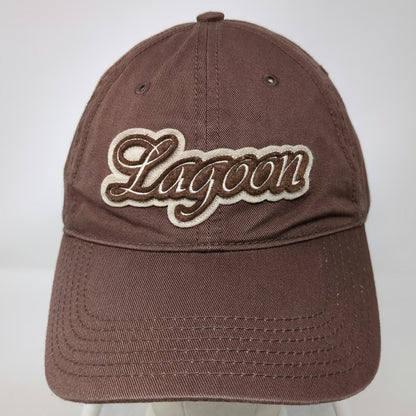 Sansegal Lagoon Baseball Cap Brown One Size Strapback Embroidered Cotton Hat