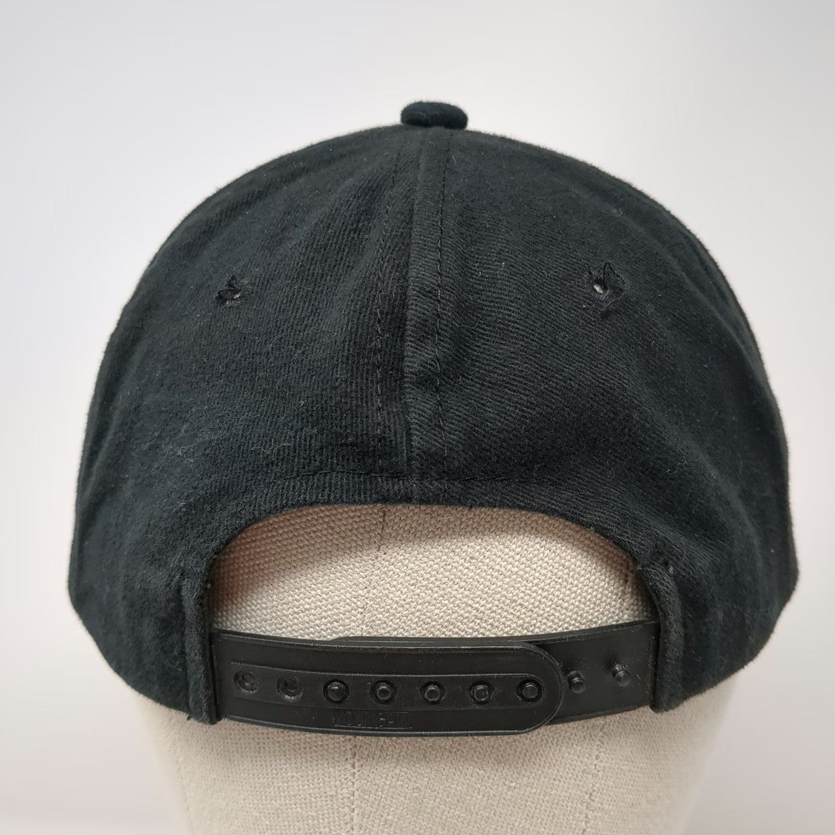 Headliner Snapback Black One Size Hat Pierce First In Inc Cotton Embroidered