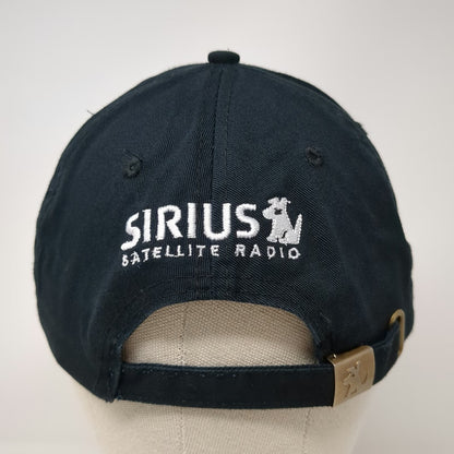 Sirius Satellite Radio Dog Logo Baseball Cap Black One Size Slideback Strap Hat