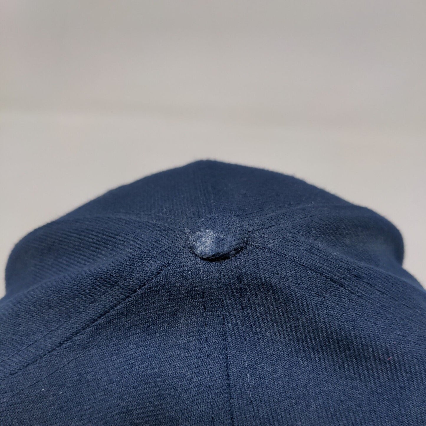 New Era Men's Fitted Flat Bill Hat Blue 7 1/4 Seattle Seahawks NFL Embroidered
