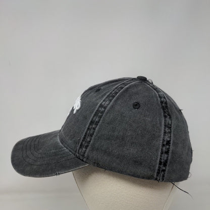 Bad Hair Day Slideback Hat Black OSFM Adjustable Embroidered Vented Holes